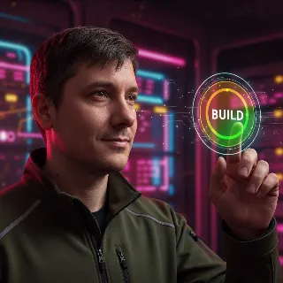 Implement a quick build button with coloured states